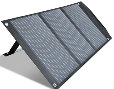 Portable solar foldable panel